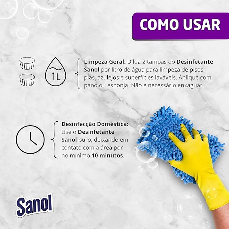 Desinfetante Sanol Lavanda 4