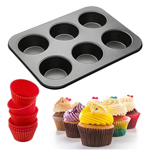 Forma para Cupcake com Forminhas de Silicone - 6 Cavidades 3