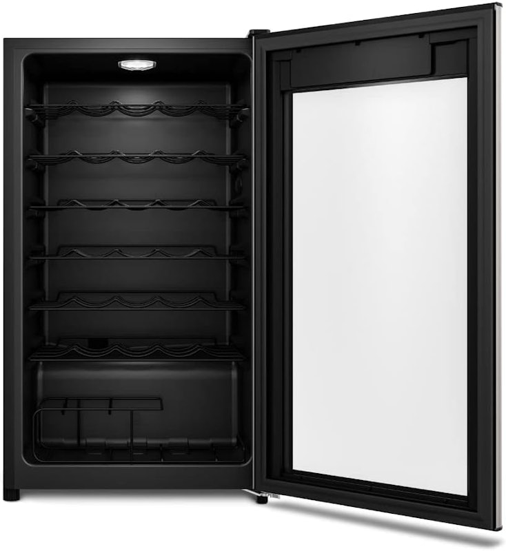 Adega de Vinho Climatizada 34 Garrafas uma Porta com Painel Digital 3