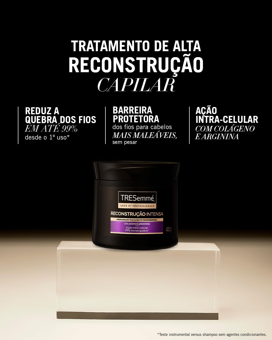 Máscara de Tratamento TRESemmé Reconstrução Intensiva 4
