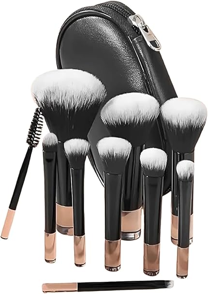 Kit Mini Pincéis de Maquiagem 10 Peças Travel Size AM Comércio 5