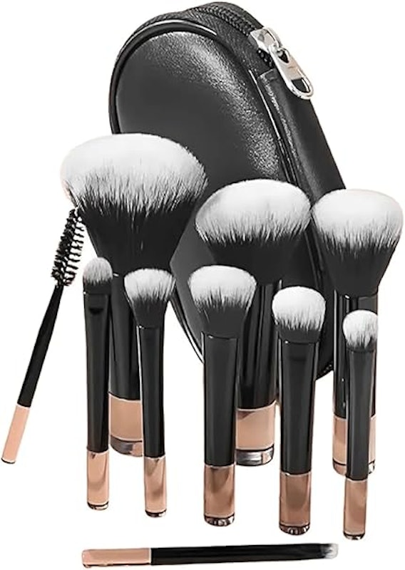 Kit Mini Pincéis de Maquiagem 10 Peças Travel Size AM Comércio 5