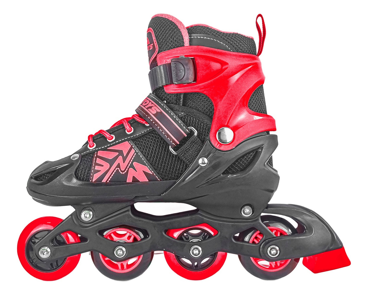 Patins Inline Unitoys Vermelho 2