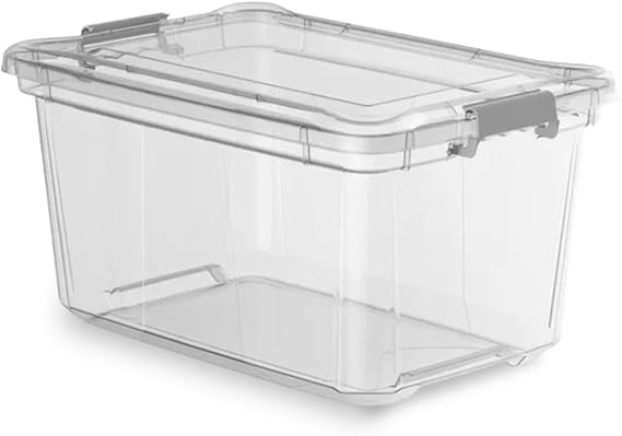 Caixa Plástica Organizadora Transparente 50 L 1