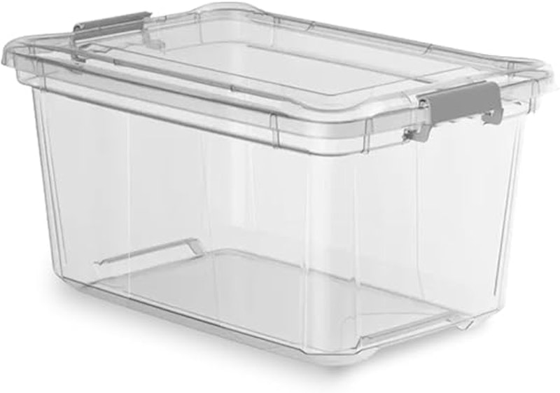 Caixa Plástica Organizadora Transparente 50 L 1