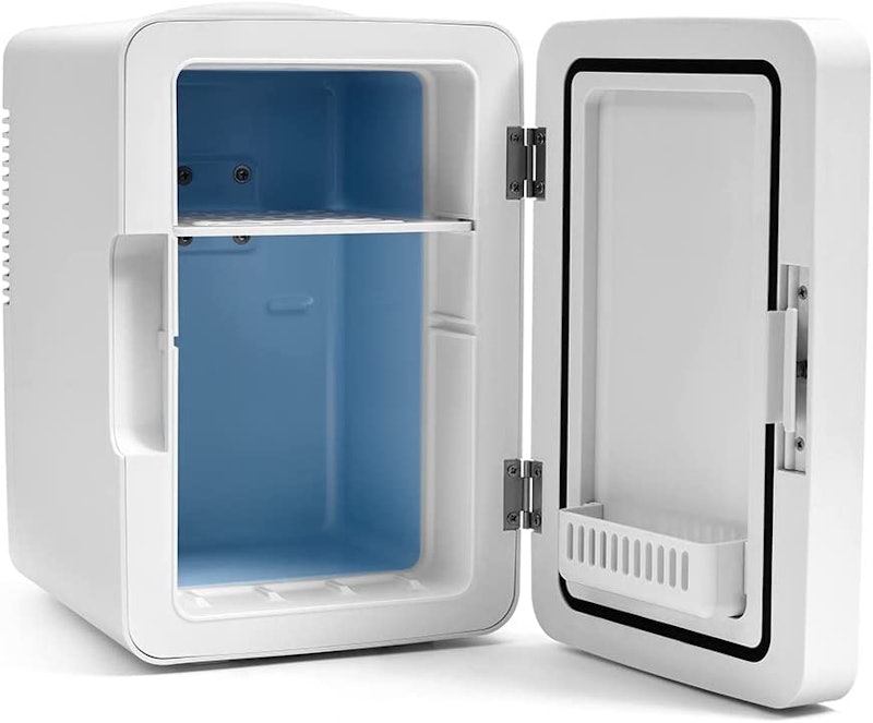 Mini Geladeira Espelhada c/ Led 6 Litros Branca Trivolt 5
