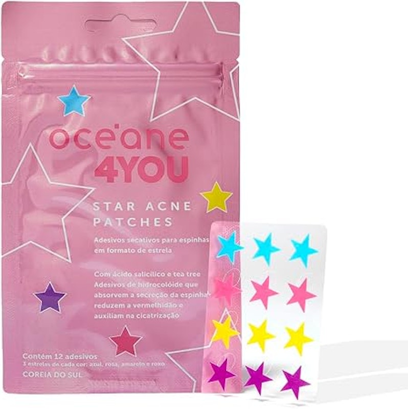Adesivos Secativos para Espinhas com Ácido Salicílico Star Acne Patches 4you 1