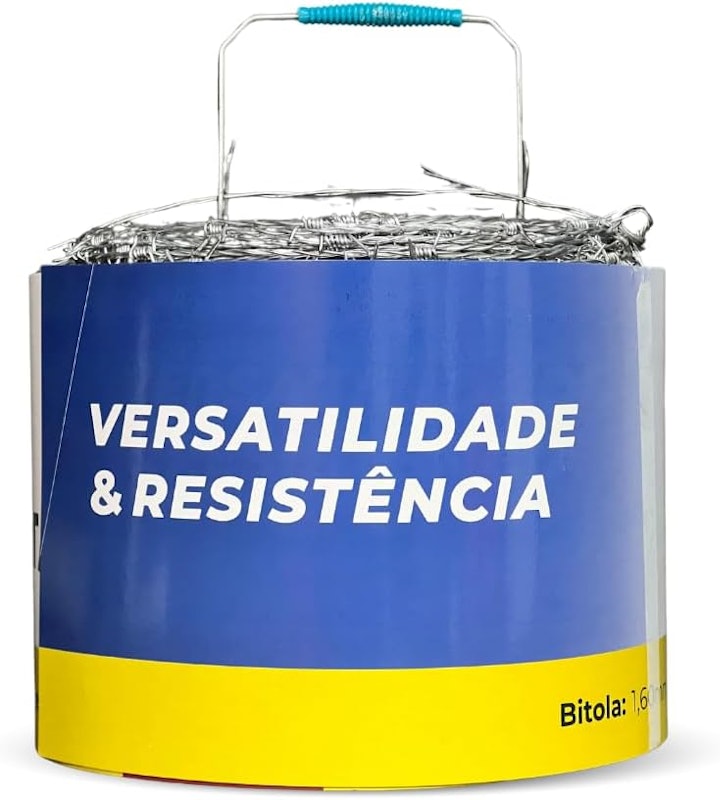 Arame Farpado Galvanizado Cerca Rural 3