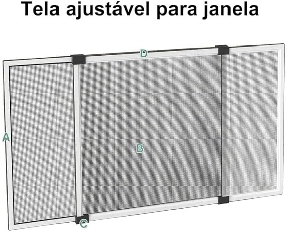 Tela Mosquiteira de Encaixe Regulável para Vãos de Portas 3
