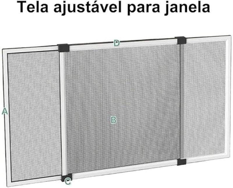 Tela Mosquiteira de Encaixe Regulável para Vãos de Portas 3