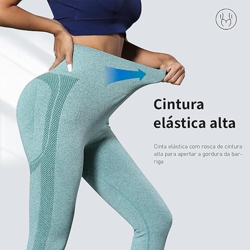Calça Legging Academia Feminina Poliamida 3