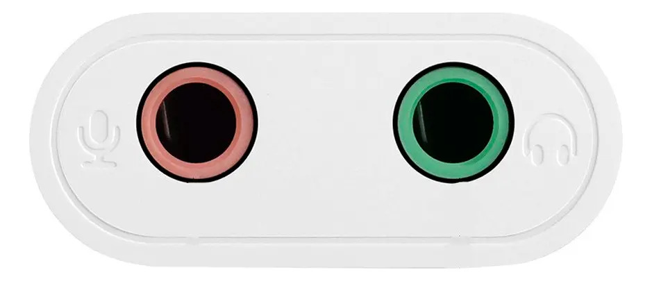 Adaptador de Áudio Externo Ugreen 2 em 1 USB 2.0 5