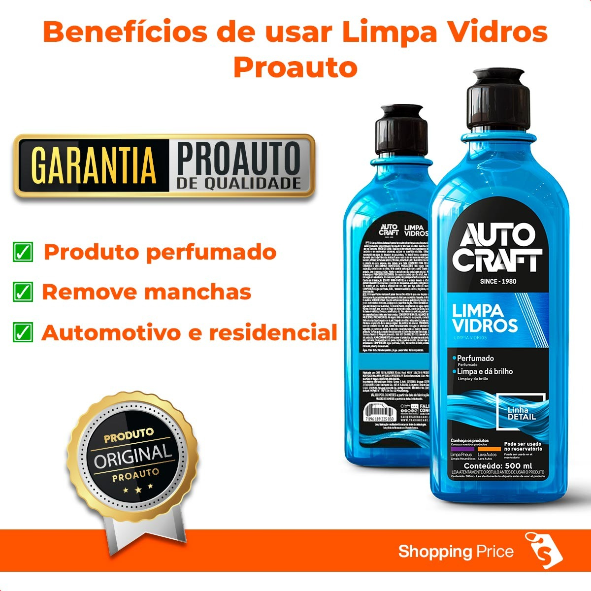 Autocraft Limpa-Vidros 3