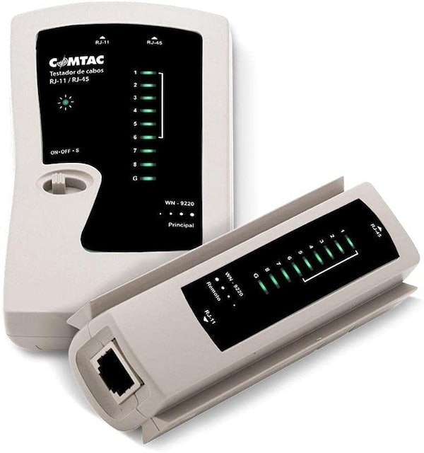 Testador de Cabo de Rede RJ45 / RJ11 1