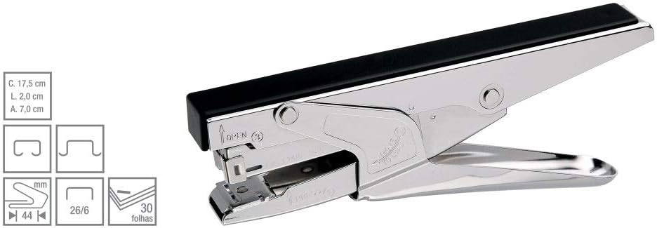 Grampeador Alicate até 30 Folhas Metal Cis 2