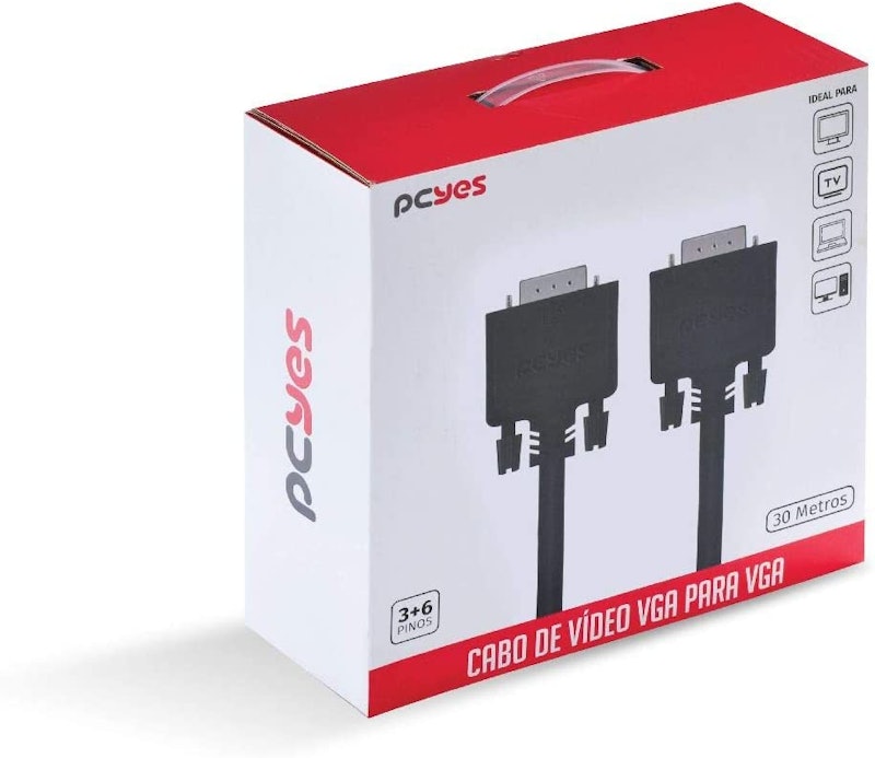 Cabo de Vídeo VGA para VGA 30 m 4
