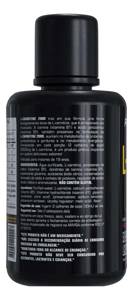 L-Carnitina 2000 Probiótica 3