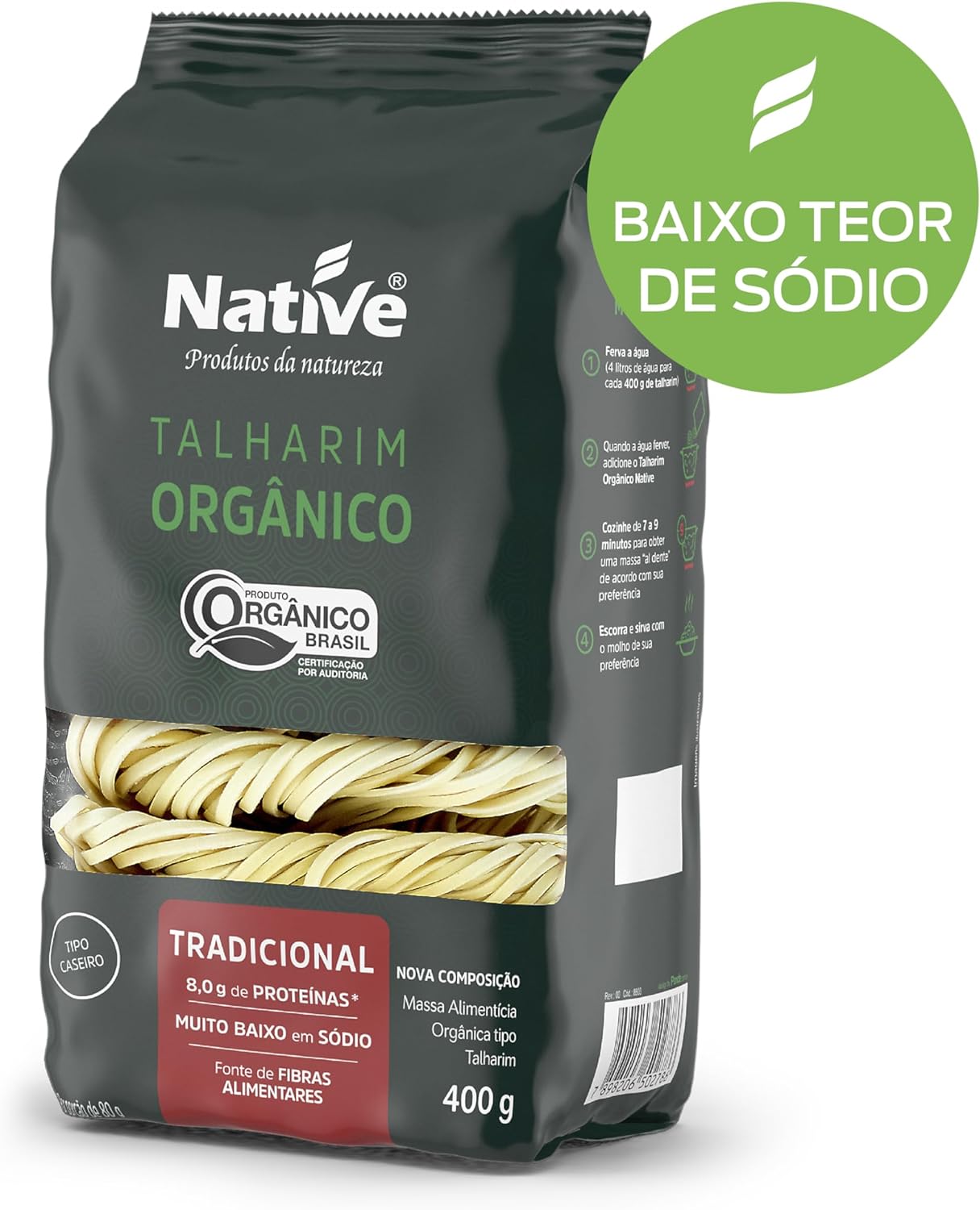 Macarrão Talharim Orgânico Tradicional 2