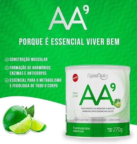 AA9 - Aminoácidos Essenciais 270 g 5