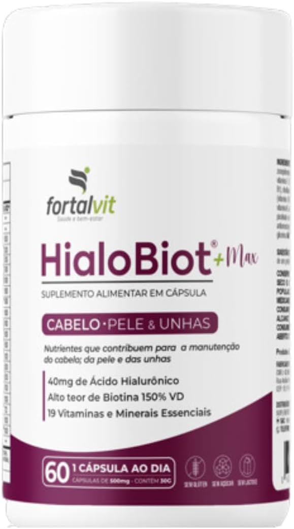 HialoBiot Max Cabelo, Pele e Unhas 1