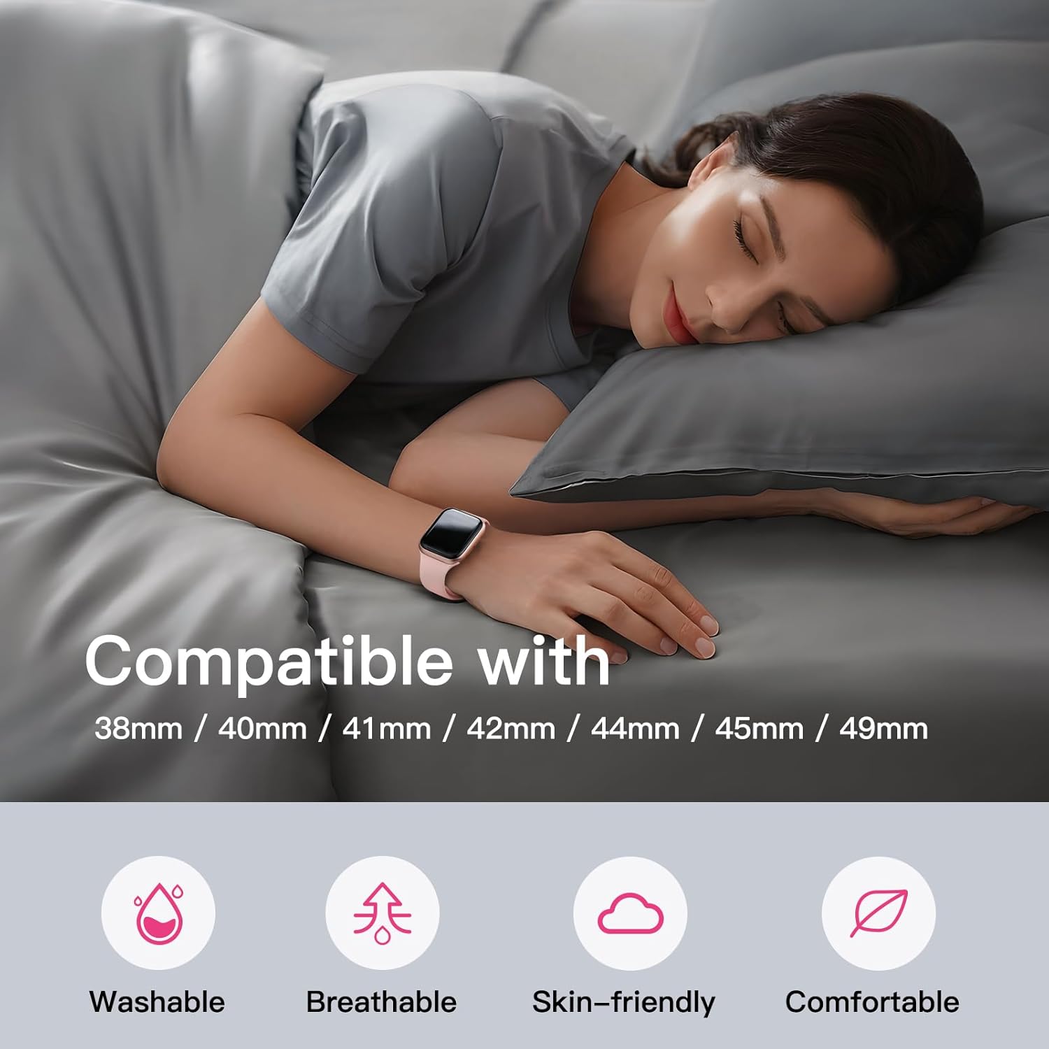 Pulseira Esportiva de Silicone para Apple Watch Supernana 4