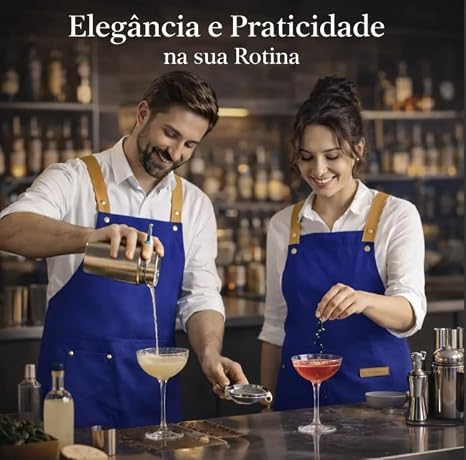 Avental com Bolso Ajustável Impermeável Unissex 2