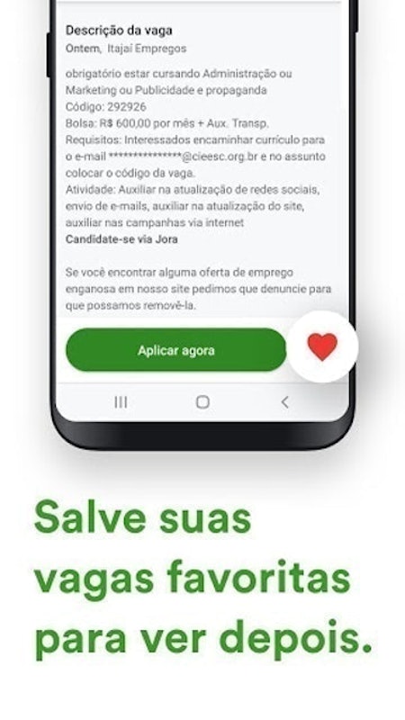JORA: Busca de Vagas de Emprego 3