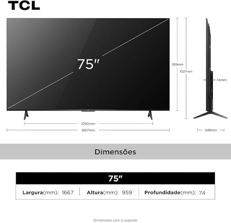 TCL Classic 4K HDR TV LED HVA P6K 4