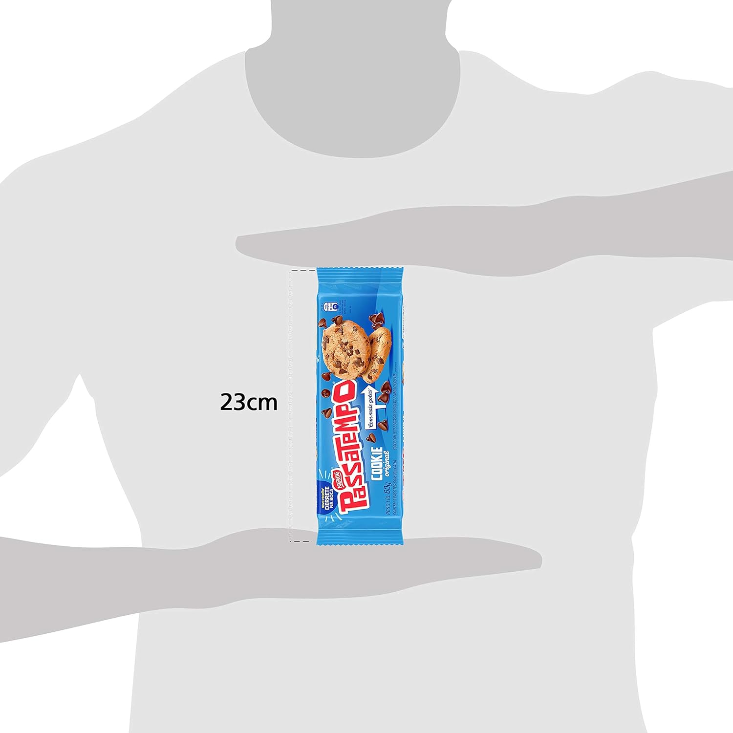 Cookie Passatempo Leite com Gotas de Chocolate 60g 4