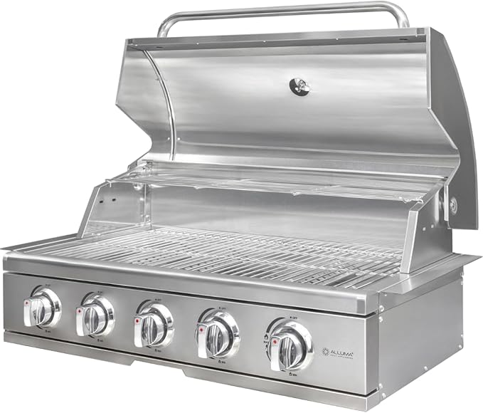 Churrasqueira a Gás Alluma Essential Em Inox de Embutir 5 Queimadores 2