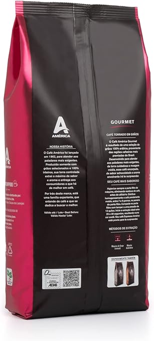 Café Torrado em Grão América Gourmet 5