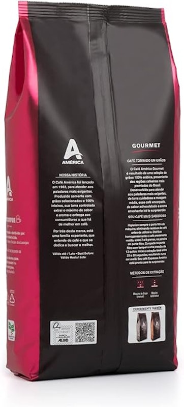 Café Torrado em Grão América Gourmet 5