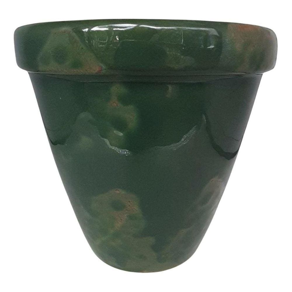 Vaso de Parede Verde Suspenso para Orquídeas 18 x 19 cm 1