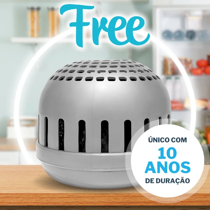 Neutralizador de Odores para Geladeiras e Ambientes Free 2