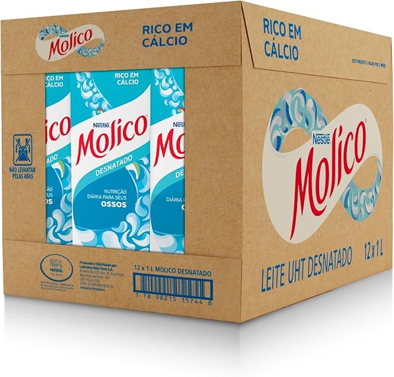 Leite UHT Desnatado Molico (12 Unidades) 5