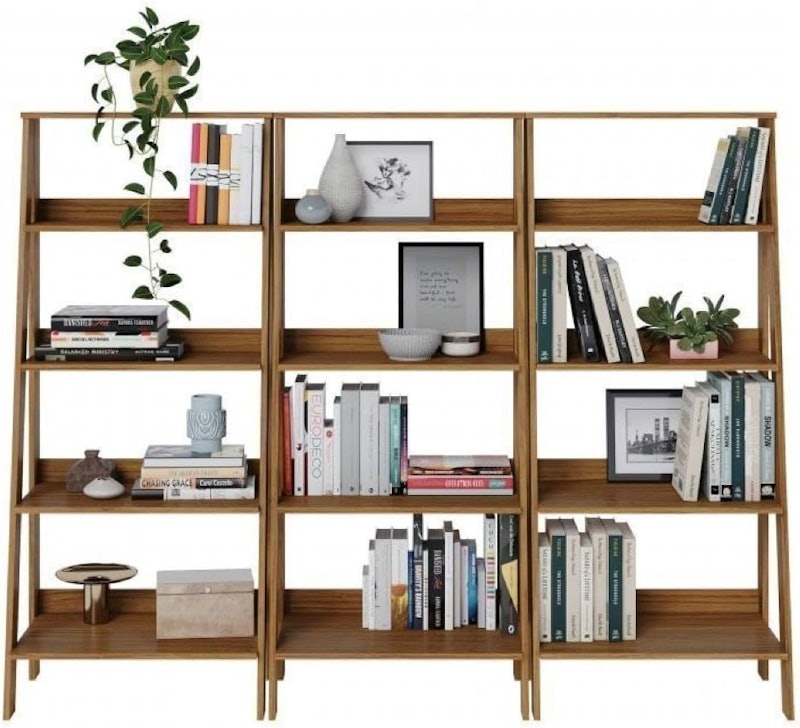 Conjunto de 3 Estantes para Livros Escada 3
