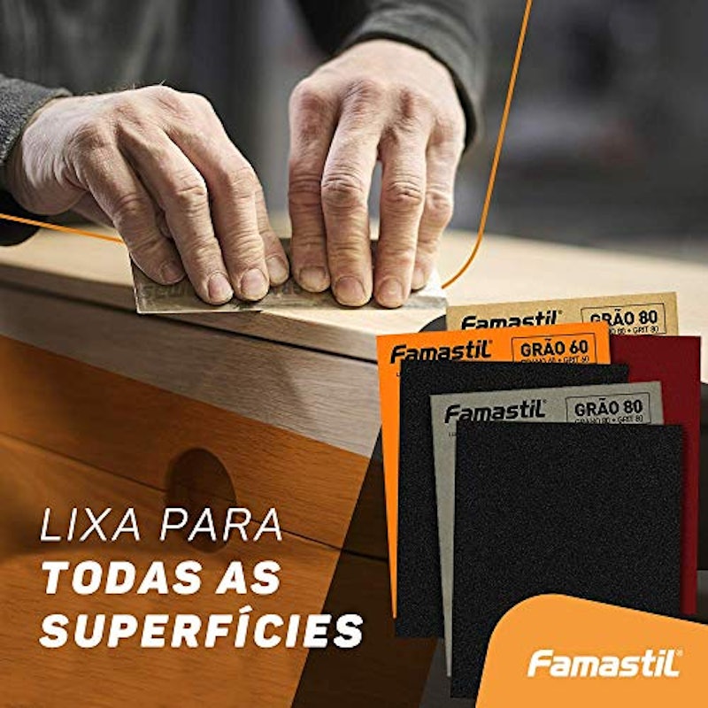 Lixa para Massa e Madeira Famastil 2