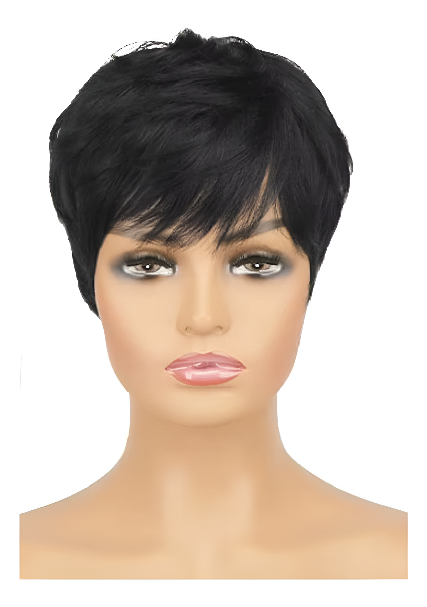 Peruca Curta Cabelo Natural 100% Humano Badaro Hair 1