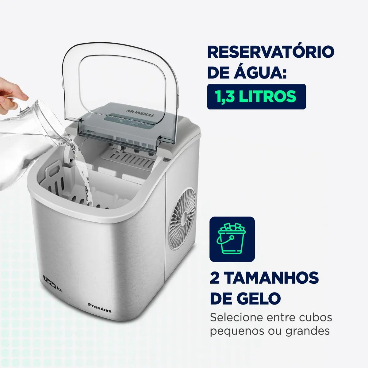 Máquina de Gelo Turbo Ice Premium 3