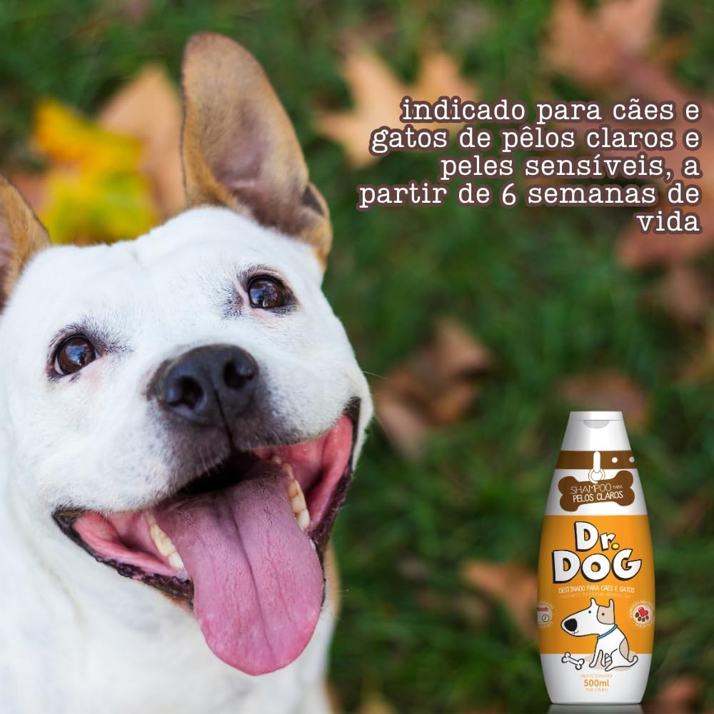 Shampoo Cachorro e Gato Clareador Dr. Dog 4