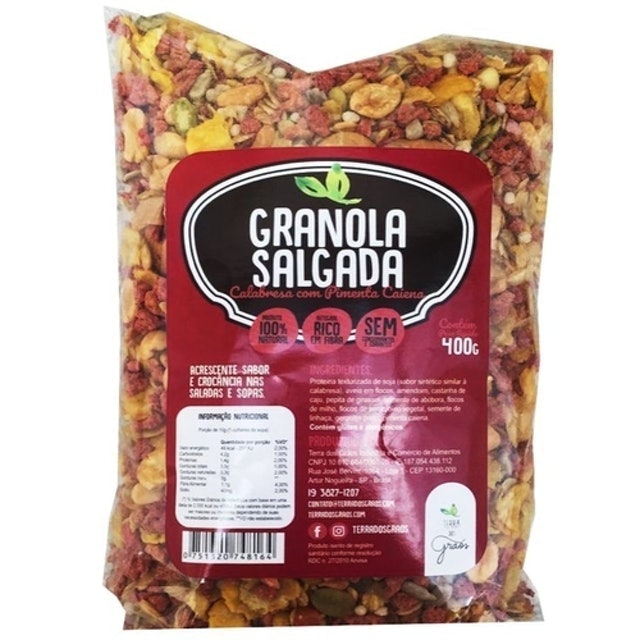 Granola Salgada Calabresa com Pimenta Caiena 1