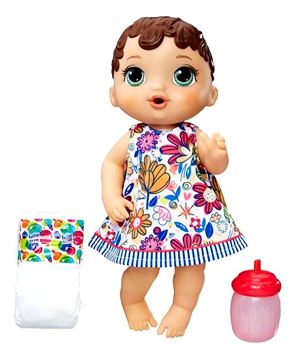 Boneca Baby Alive Hora do Xixi Morena  3