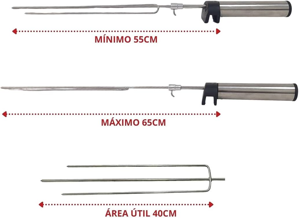 Espeto Giratório Churrasco 3