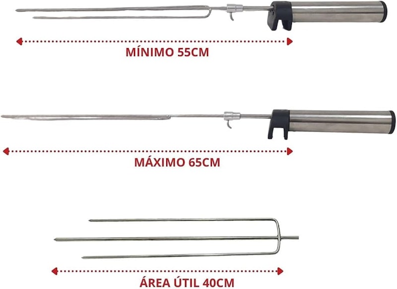 Espeto Giratório Churrasco 3