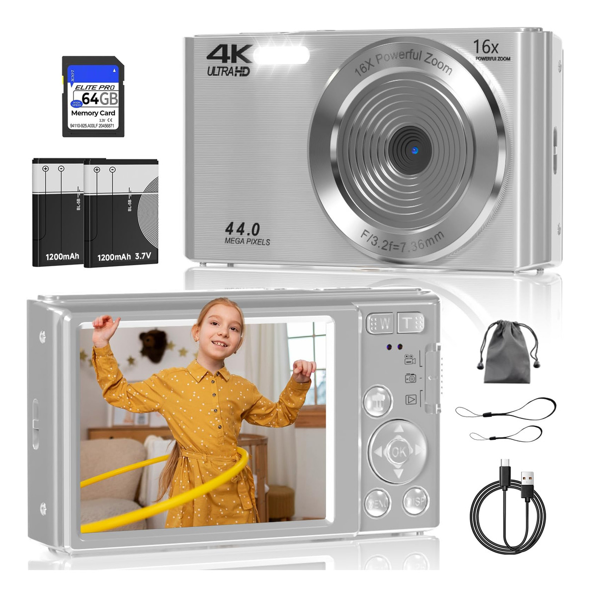 Câmera Digital 4K 5