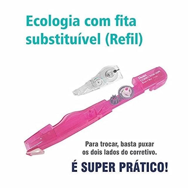 Fita Corretiva Pentel 4