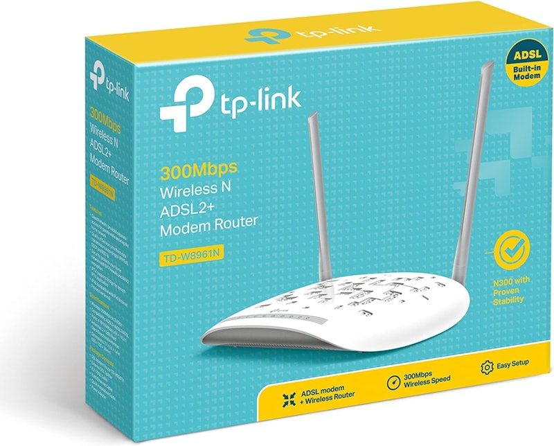 Modem Roteador Wireless N ADSL2+ 4
