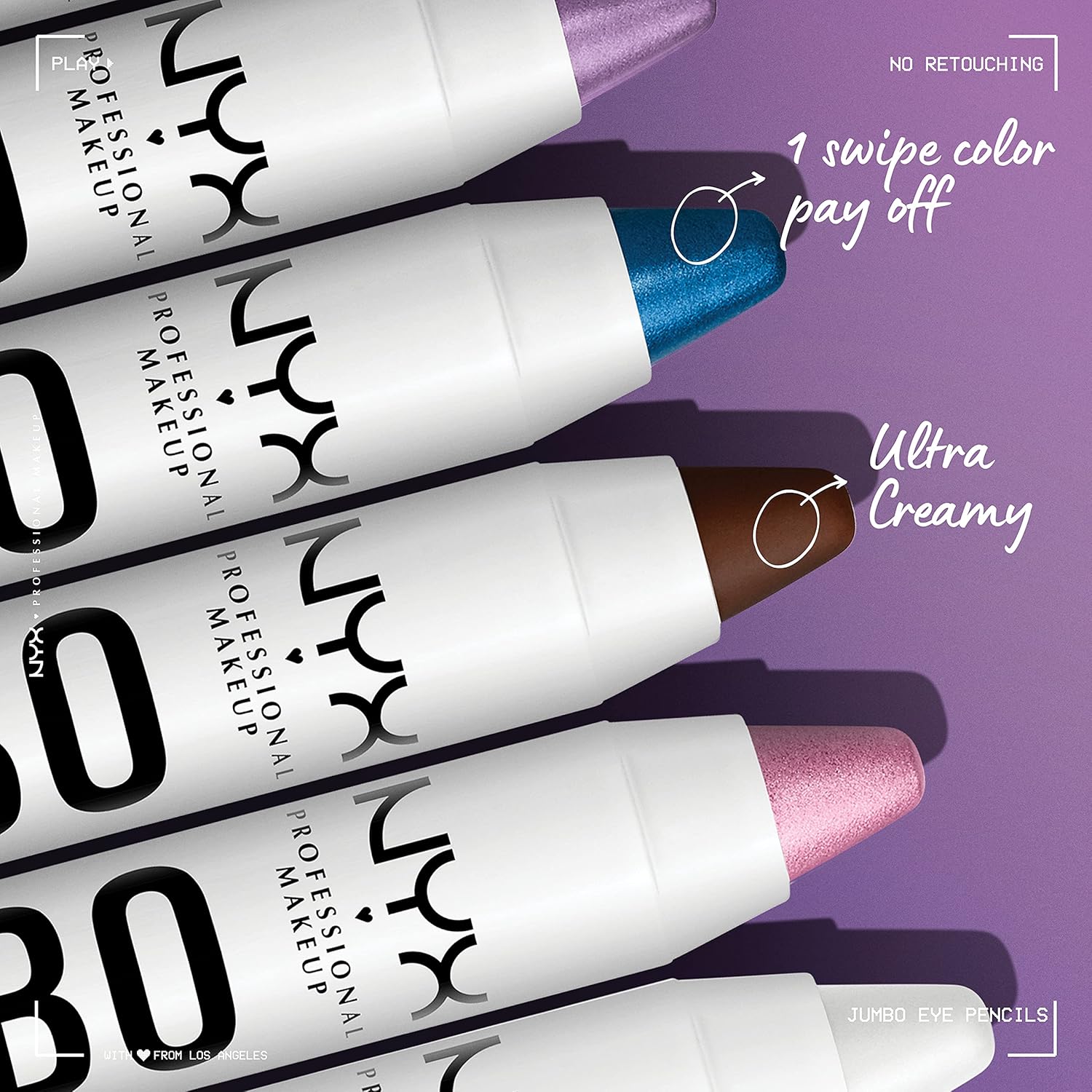 Lápis Sombra Nyx Jumbo Black 3
