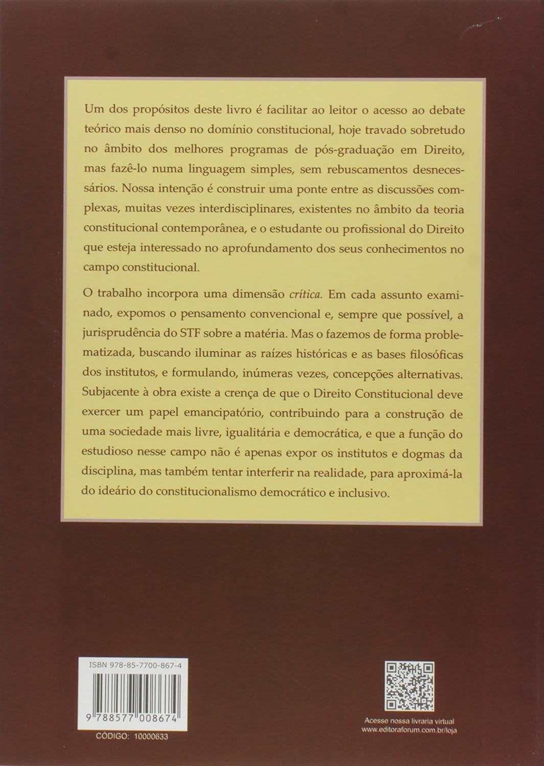 Direito Constitucional - Teoria, História e Métodos de Trabalho - 2ª Edição 2