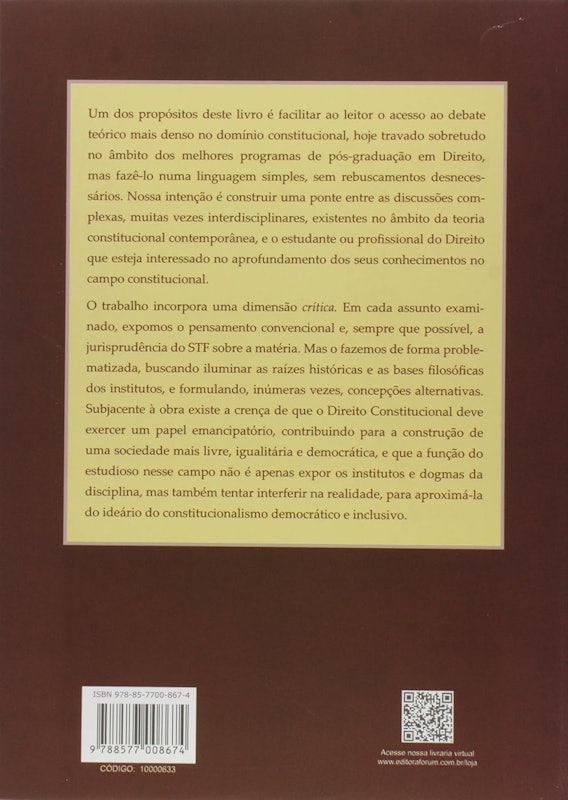 Direito Constitucional - Teoria, História e Métodos de Trabalho - 2ª Edição 2